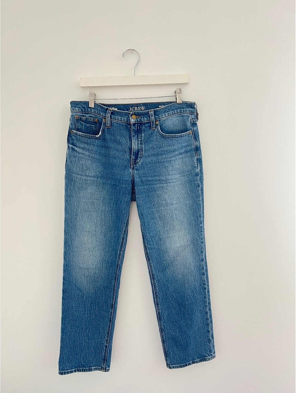J.Crew Mid-Rise 90’s Classic Straight Jeans